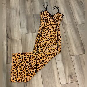 Leopard Print Maxi Dress